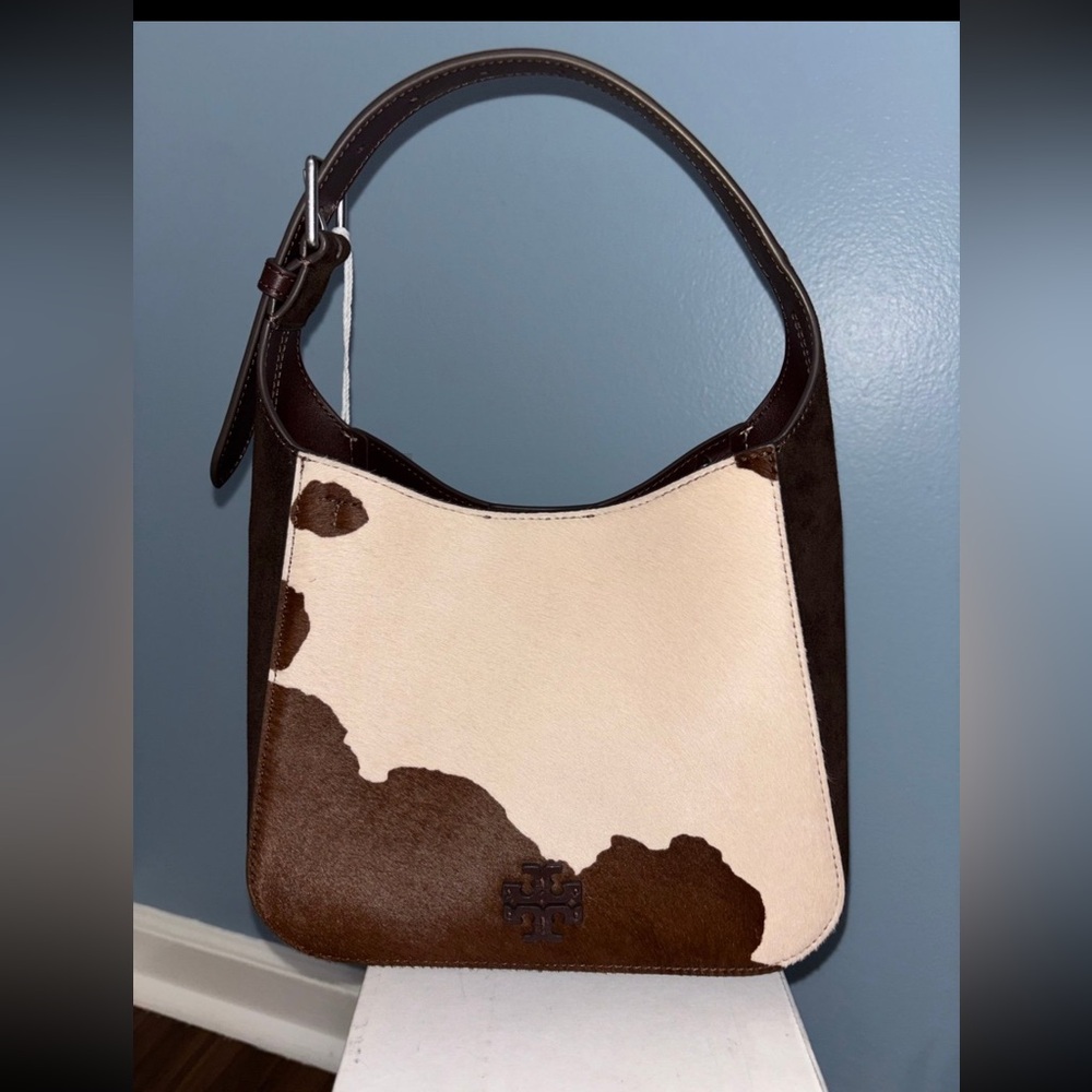 Tory Burch Tan and Brown Shoulder Bag